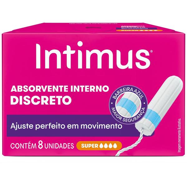 Imagem de Absorvente Interno Intimus Discreto Super  8 Unidades