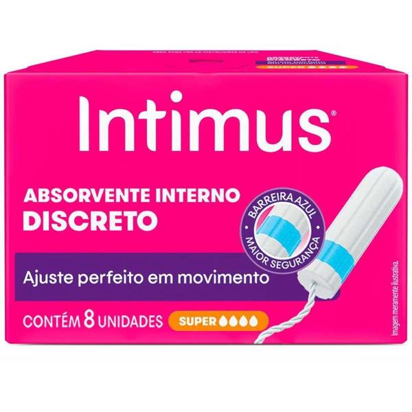 Imagem de Absorvente Interno Intimus Discreto Super - 8 Unidades