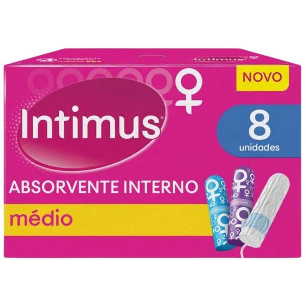 Imagem de Absorvente Interno Intimus Médio 8 unidades Intimus Interno