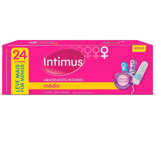 Imagem de Absorvente Interno Intimus Médio Pague 22 Leve 24 Unidades