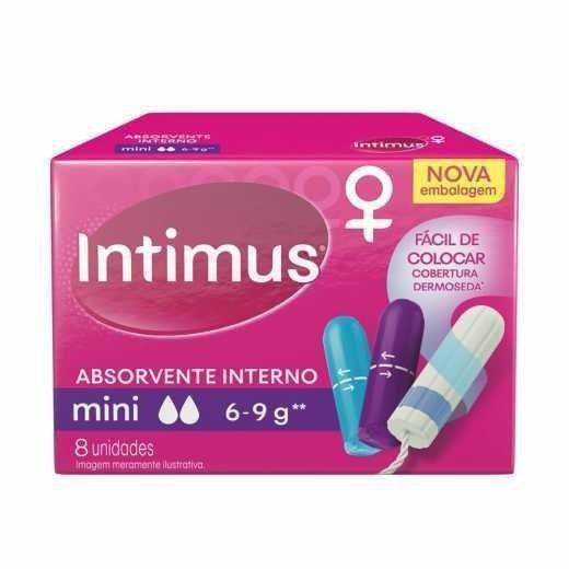 Imagem de Absorvente Interno Intimus Mini - 8 Unidades