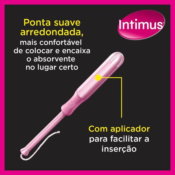 Imagem de Absorvente Interno Intimus Sport Médio com Aplicador 8 Unidades