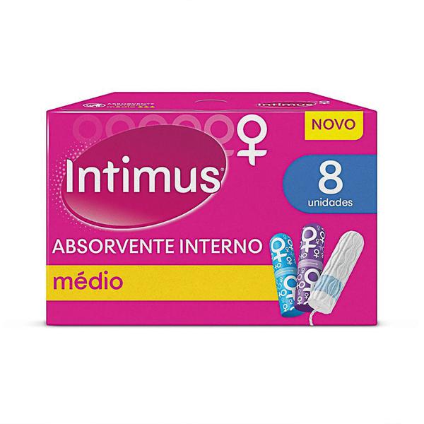 Imagem de Absorvente interno medio intimus C/8UN