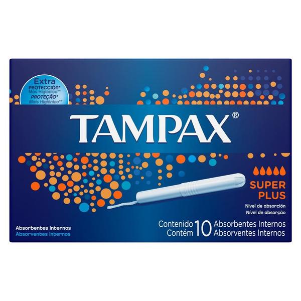 Imagem de Absorvente Interno Tampax Super Plus - 10 unidades