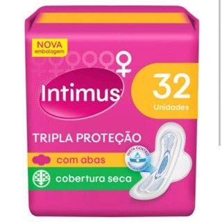 Imagem de Absorvente Intimus Cobertura Seca com Abas 32 Unidades