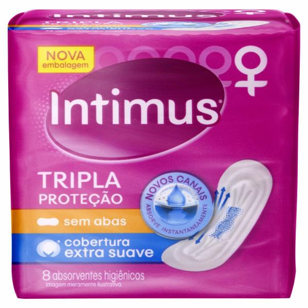 Imagem de Absorvente intimus gel tripla proteção c/ 8 (a escolher)