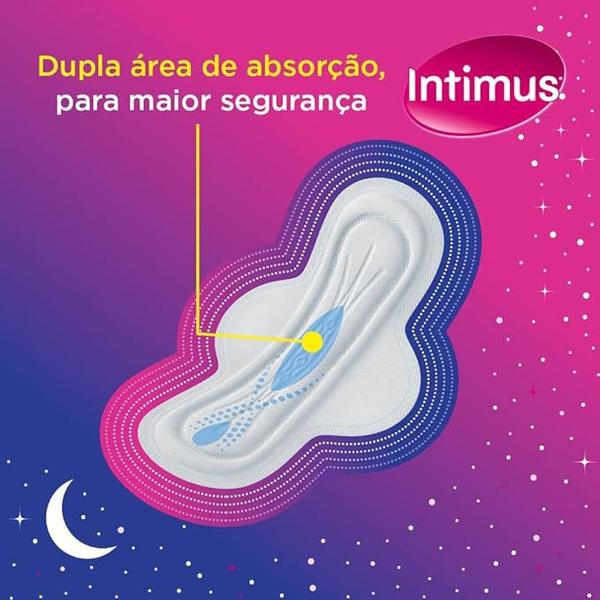 Imagem de Absorvente intimus noturno seca c/abas c/30