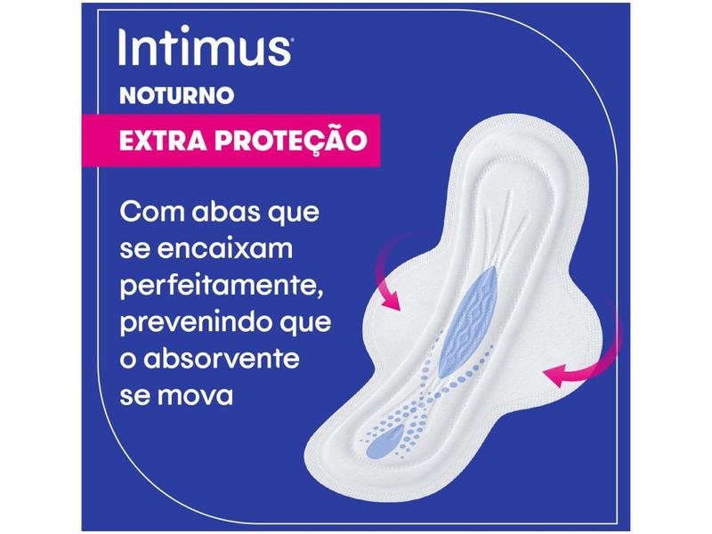 Imagem de Absorvente Intimus Noturno Seca - com Abas 30 Unidades