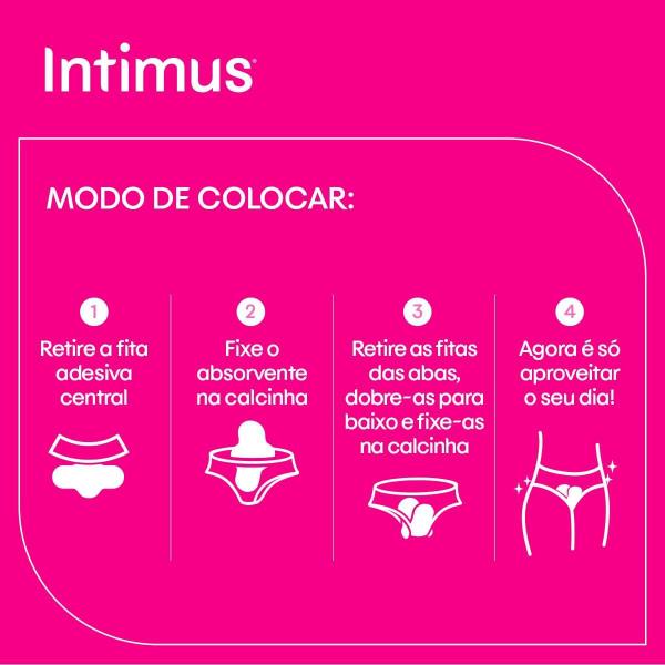 Imagem de Absorvente Intimus Tripla Proteção Cobertura Suave Com Abas 32 unidades