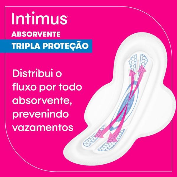 Imagem de Absorvente Intimus Tripla Proteção Suave Com Abas 16un