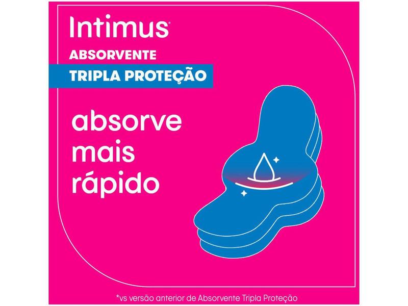 Imagem de Absorvente Intimus Tripla Proteção Suave - com Abas 32 unidades