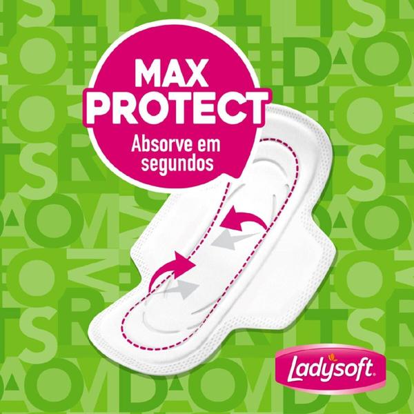 Imagem de Absorvente Ladysoft Suave com Abas 28 Unidades Leve Mais Por Menos