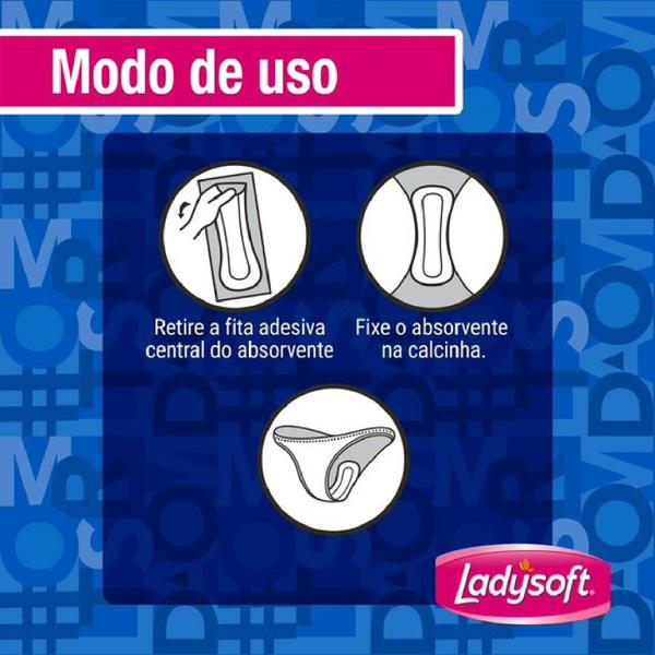 Imagem de Absorvente Ladysoft Suave sem Abas 8 Unidades