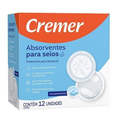 Imagem de Absorvente Para Seios Cremer c/12