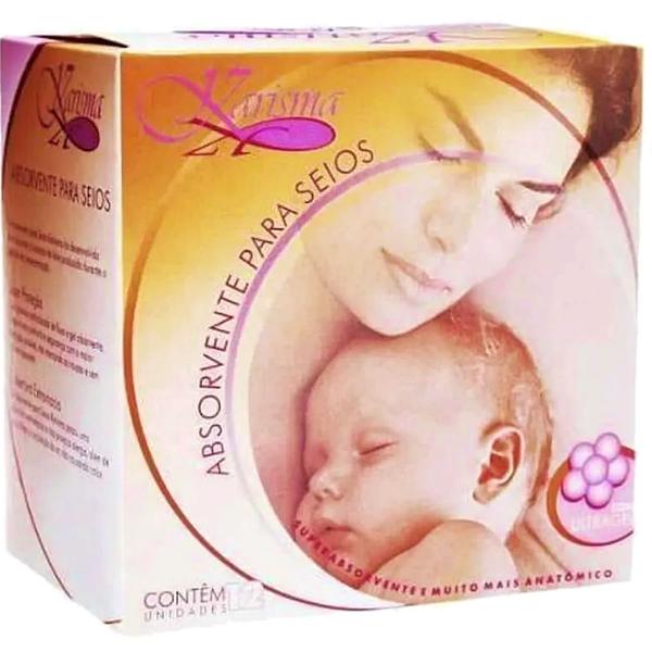 Absorvente para Seios Karisma com Ultragel - 12 unidades - Adultcare Imagem de Absorvente para Seios Karisma com Ultragel - 12 unidades