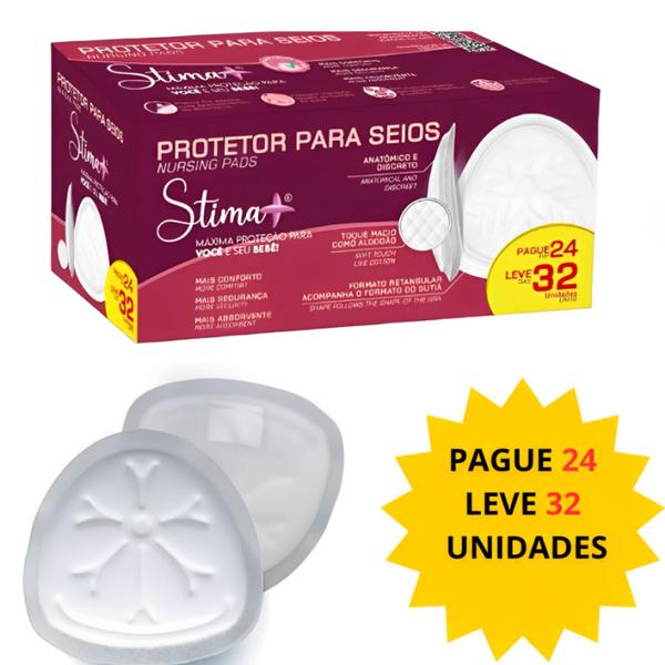 Imagem de Absorvente Para Seios Stima+ C/ 32 Unidades - Toque Macio