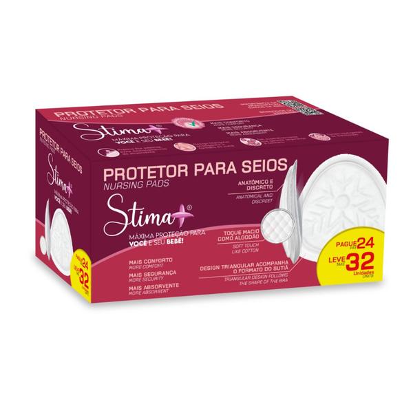 Imagem de Absorvente Para Seios Stima Pague 24 Leve 32 Unidades