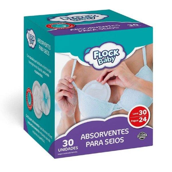 Imagem de Absorvente Seios Flockbaby 30 unidades