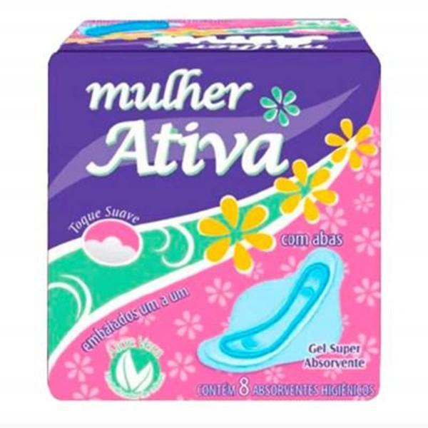 Imagem de Absorvente Suave Com Abas Anti Odor 8 Un - Mulher Ativa