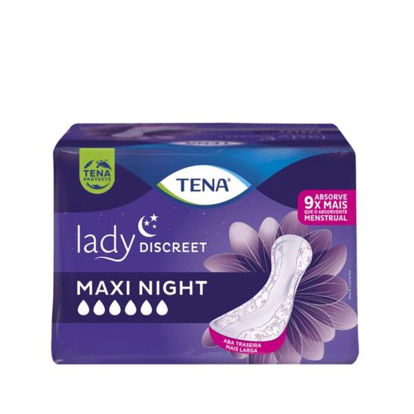 Imagem de Absorvente tena lady discreet maxi night com 6 unidades