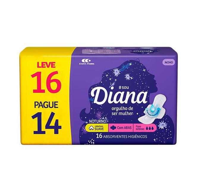 Imagem de Absorventes diana noturno leve 16 pg 14