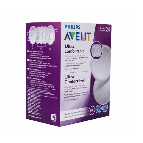 Imagem de Absorventes Para Seios C/24 Dia e Noite Philips Avent