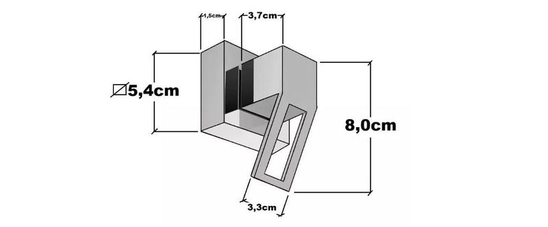 Imagem de Acabamento Alavanca Cromado Para Registros Deca 1/2" - 3/4" Metal Luxo