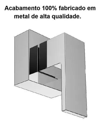 Imagem de Acabamento Alavanca Quadrado Estria Compatível Deca e Docol Metal Luxo 1/23/4