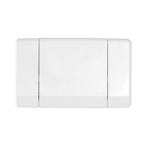 Acabamento Caixa de Embutir Montana Elegance Branco M9000 - A604280110 Imagem de Acabamento Caixa de Embutir Montana Elegance Branco M9000 - A604280110