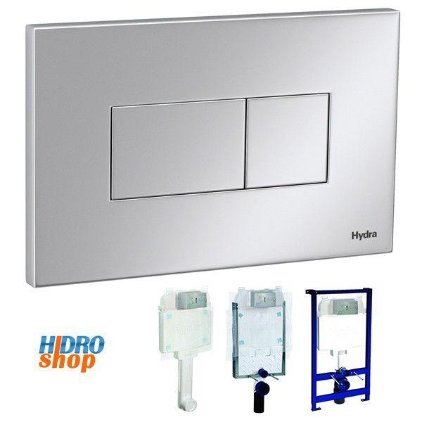 Imagem de Acabamento Caixa Descarga Embutida Hydra Duo - 4900CHQDDUO