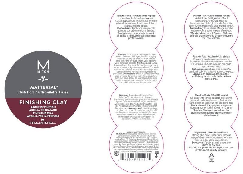 Acabamento: Clay Mitch Matterial High Hold Ultra-Matte, 90 ml Imagem de Acabamento: Clay Mitch Matterial High Hold Ultra-Matte, 90 ml