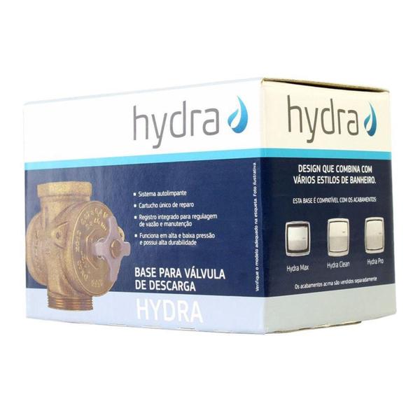 Acabamento de Descarga Cromado c/ Válvula de Descarga Base 1 1/2" Hydra Max Deca Imagem de Acabamento de Descarga Cromado c/ Válvula de Descarga Base 1 1/2" Hydra Max Deca