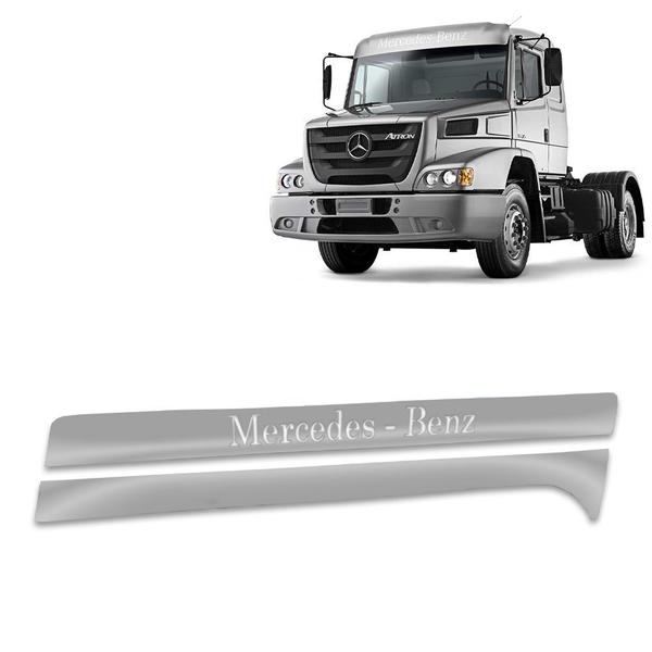 Imagem de Acabamento De Inox Da Coluna Da Porta Mercedes-Benz (Par)