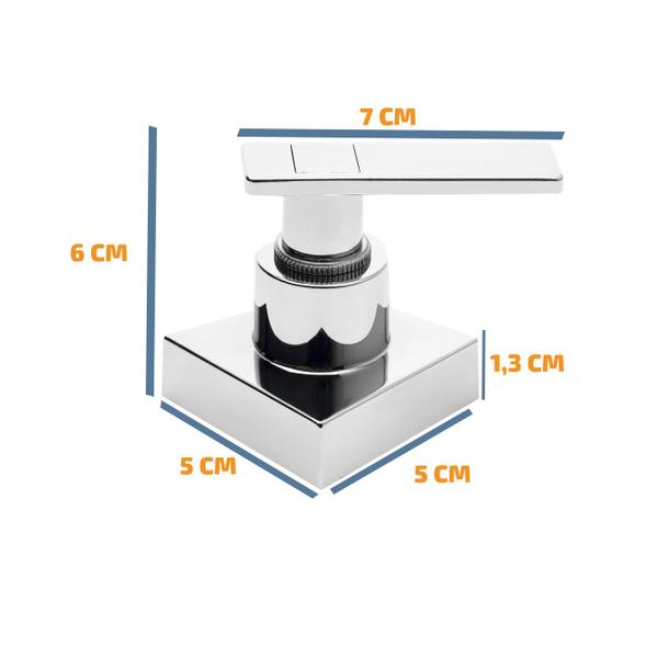 Imagem de Acabamento De Registro C73 Abs 1/2' Ou 3/4 Reg Fabrimar