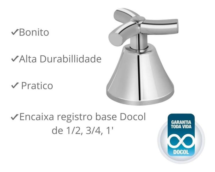 Imagem de Acabamento De Registro Docol Primor Cromado 1.1/2 - 4pc