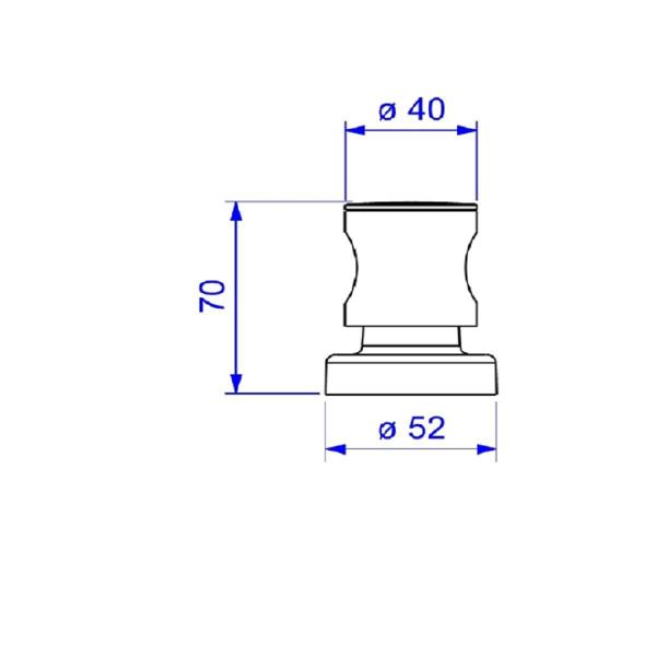 Imagem de Acabamento Deca Para Registro 4900 C35 3/4 Polegadas.