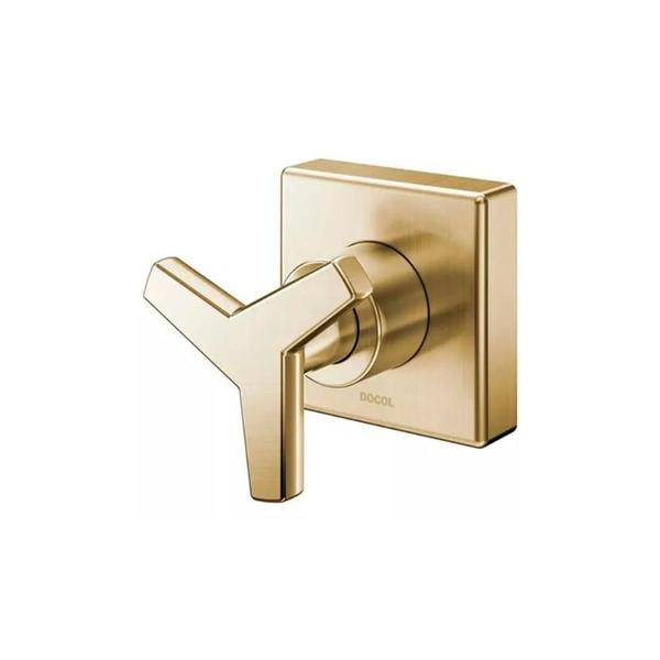 Acabamento Docol City 877372 1.1/2" e 1.1/4" Ouro Escovado Imagem de Acabamento Docol City 877372 1.1/2" e 1.1/4" Ouro Escovado