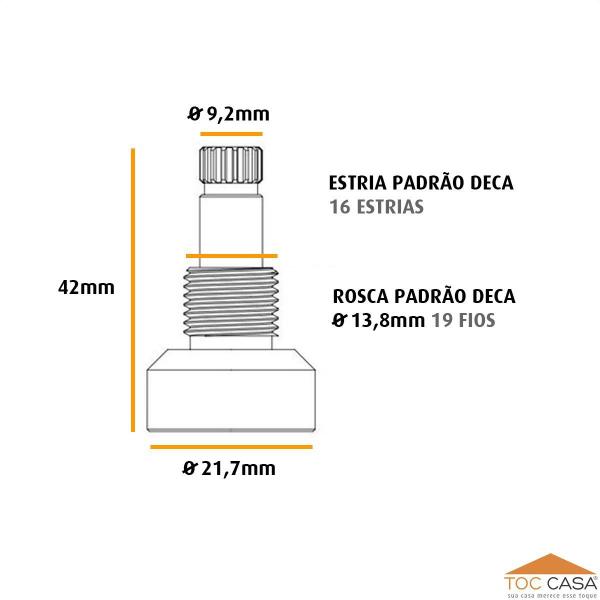 Imagem de Acabamento Metal Pto Registro 1/2a1+Conversor Fabrimar Kit02