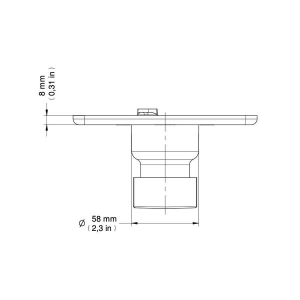 Imagem de Acabamento Monocomando para Chuveiro Docol Lift 805606 3/4" Cromado