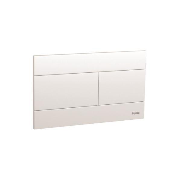 Acabamento Para Caixa de Descarga Embutida Mecanica Hydra Slim Duo Branco - DECA METAIS Imagem de Acabamento Para Caixa de Descarga Embutida Mecanica Hydra Slim Duo Branco