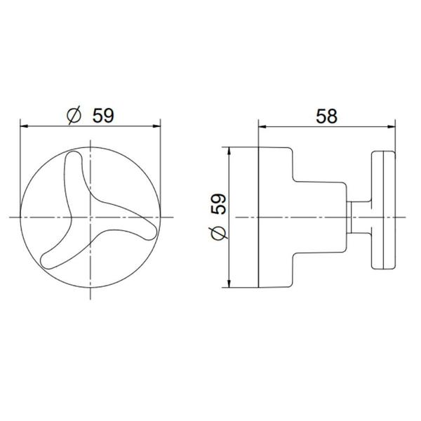 Imagem de Acabamento para Docolbase 1/2" a 1" Trio 01257906