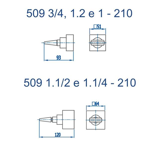 Acabamento para registro 1.1/2 e 1.1/4 fani prima cromado 509 c210 Imagem de Acabamento para registro 1.1/2 e 1.1/4 fani prima cromado 509 c210