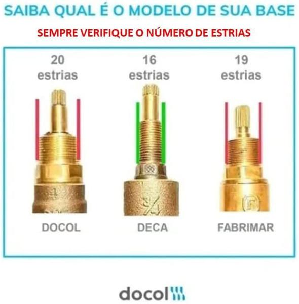 Imagem de Acabamento para Registro Base Deca 1/2", 3/4" e 1" Gali 806706 Docol