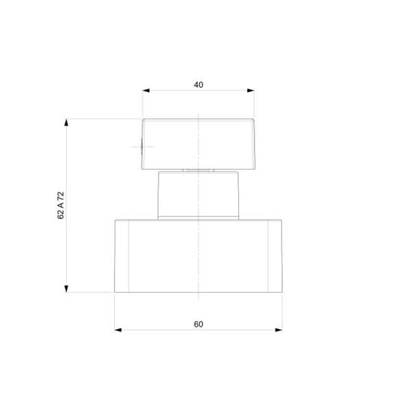 Imagem de Acabamento Para Registro Base Reforma 1/2, 3/4, 1 Virtus Cromado Roca