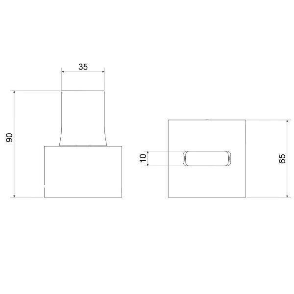 Imagem de Acabamento para Registro C 52 1/2, 3/4 e 1 Meber Metais