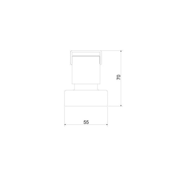 Imagem de Acabamento para Registro Concept C 44 1/2'', 3/4'' e 1'' Pet Meber Metais Cromado