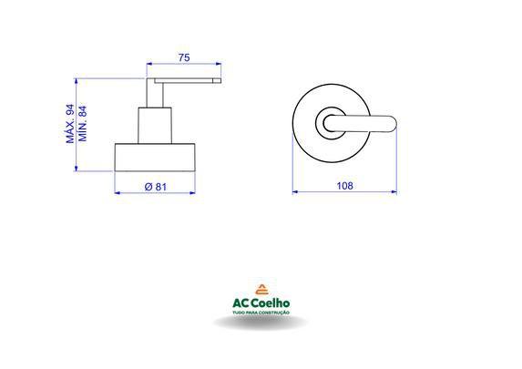 Imagem de Acabamento para Registro de Gaveta 4900.C21.GD Cromado  Deca