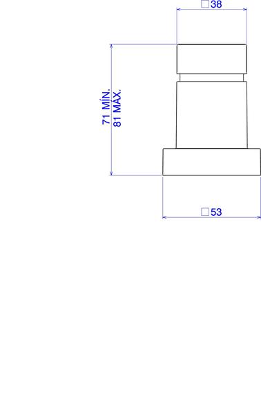 Imagem de Acabamento para Registro de Gaveta até 1" Cubo Black Matte - Deca - 4900.BL86.PQ.MT - Unitário