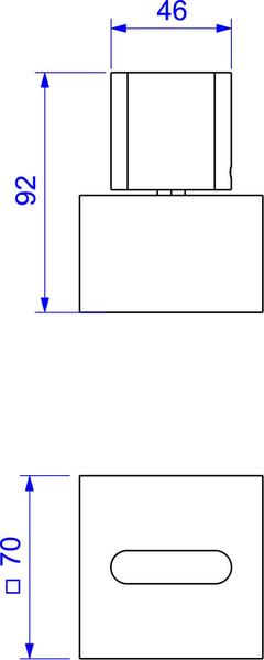 Imagem de Acabamento para Registro de Gaveta de 1 1/4" e 1 1/2" Polo Gold - Deca - 4900.GL33.GD - Unitário