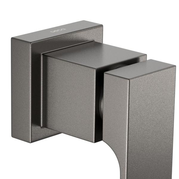 Acabamento para Registro de Gaveta Deca Unic 4900.Gf90.Pq.Mt 1/2" 3/4" e 1" Dark Antracite Imagem de Acabamento para Registro de Gaveta Deca Unic 4900.Gf90.Pq.Mt 1/2" 3/4" e 1" Dark Antracite